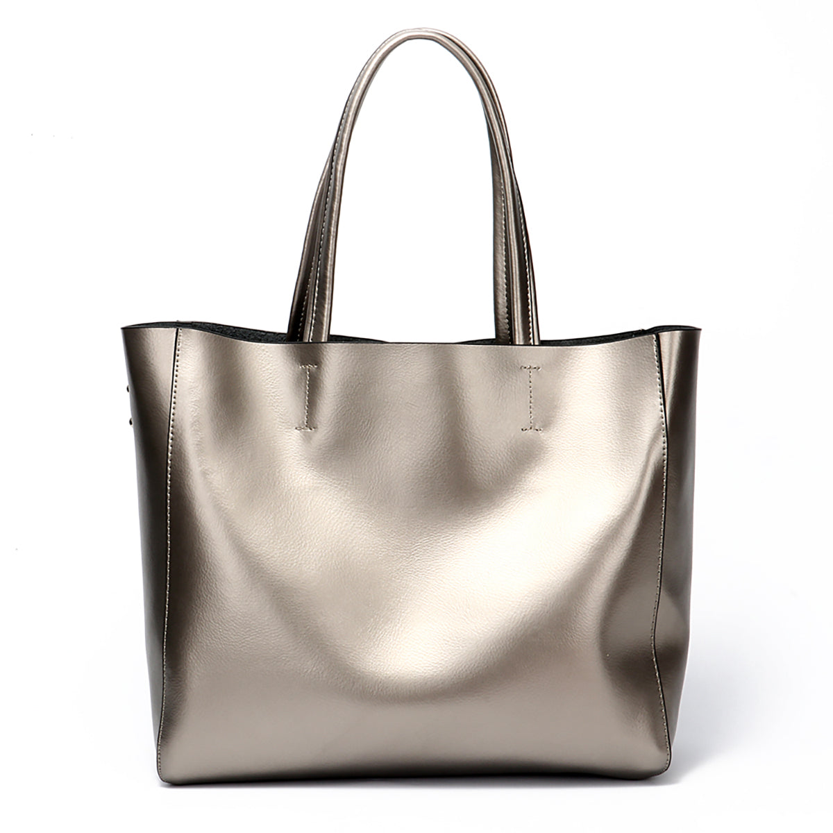 TOULOUSE Metallic Leather Tote