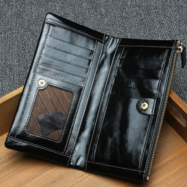 Why choose a long leather wallet?