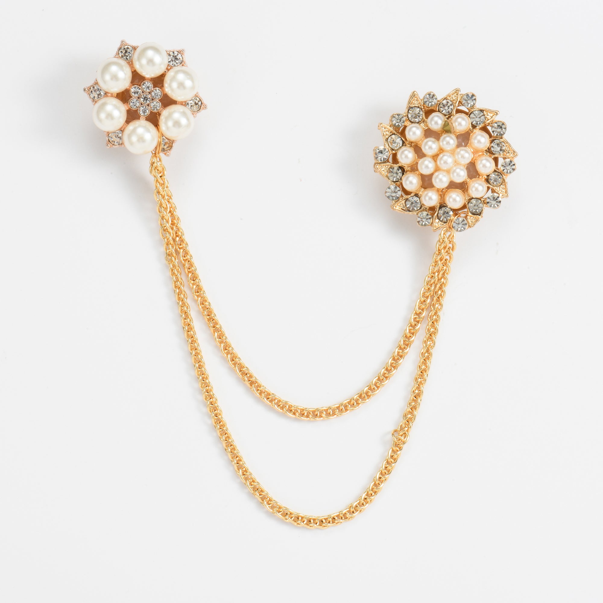Asymmetrical Flower Brooch