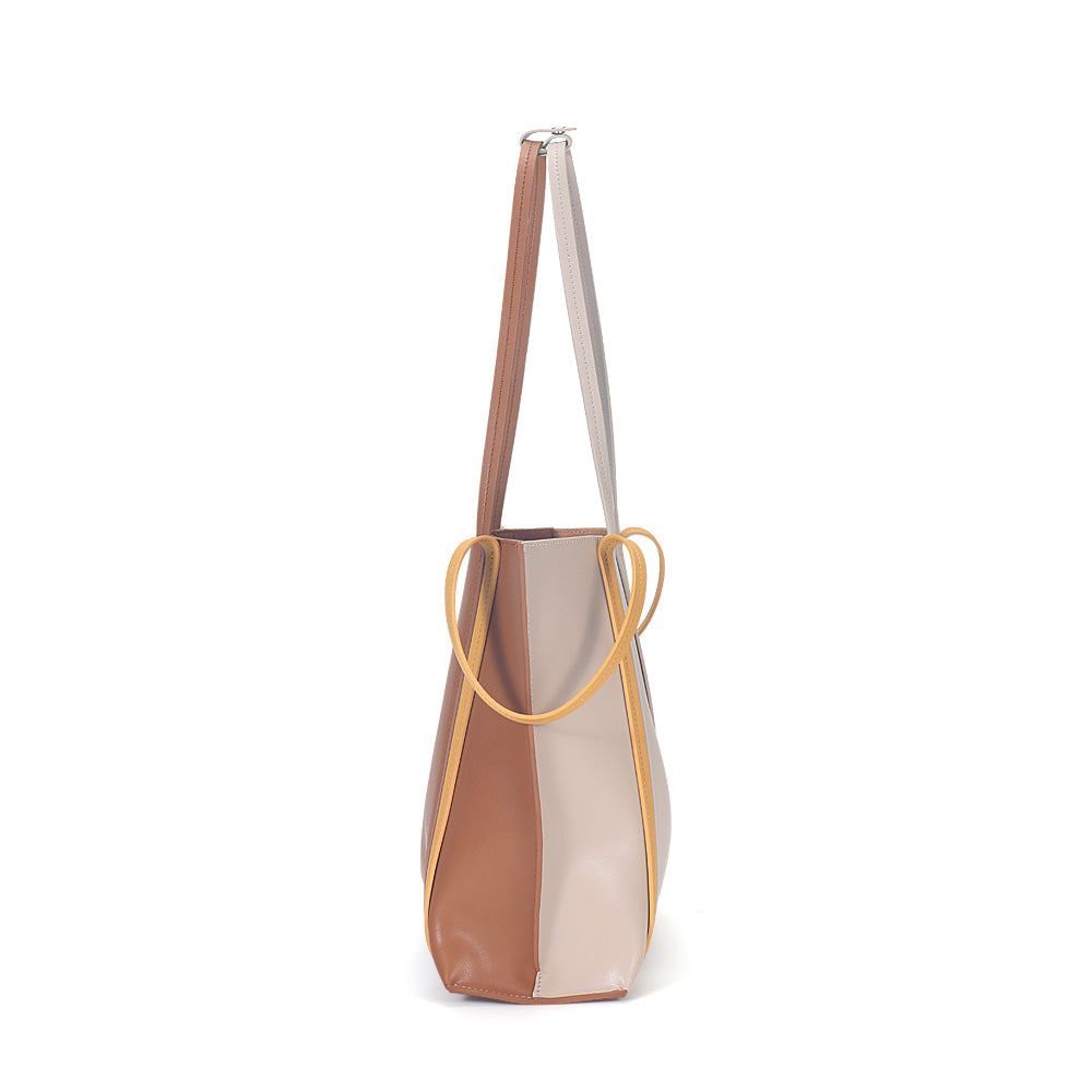 Freya Two-Tone Shoulder Bag