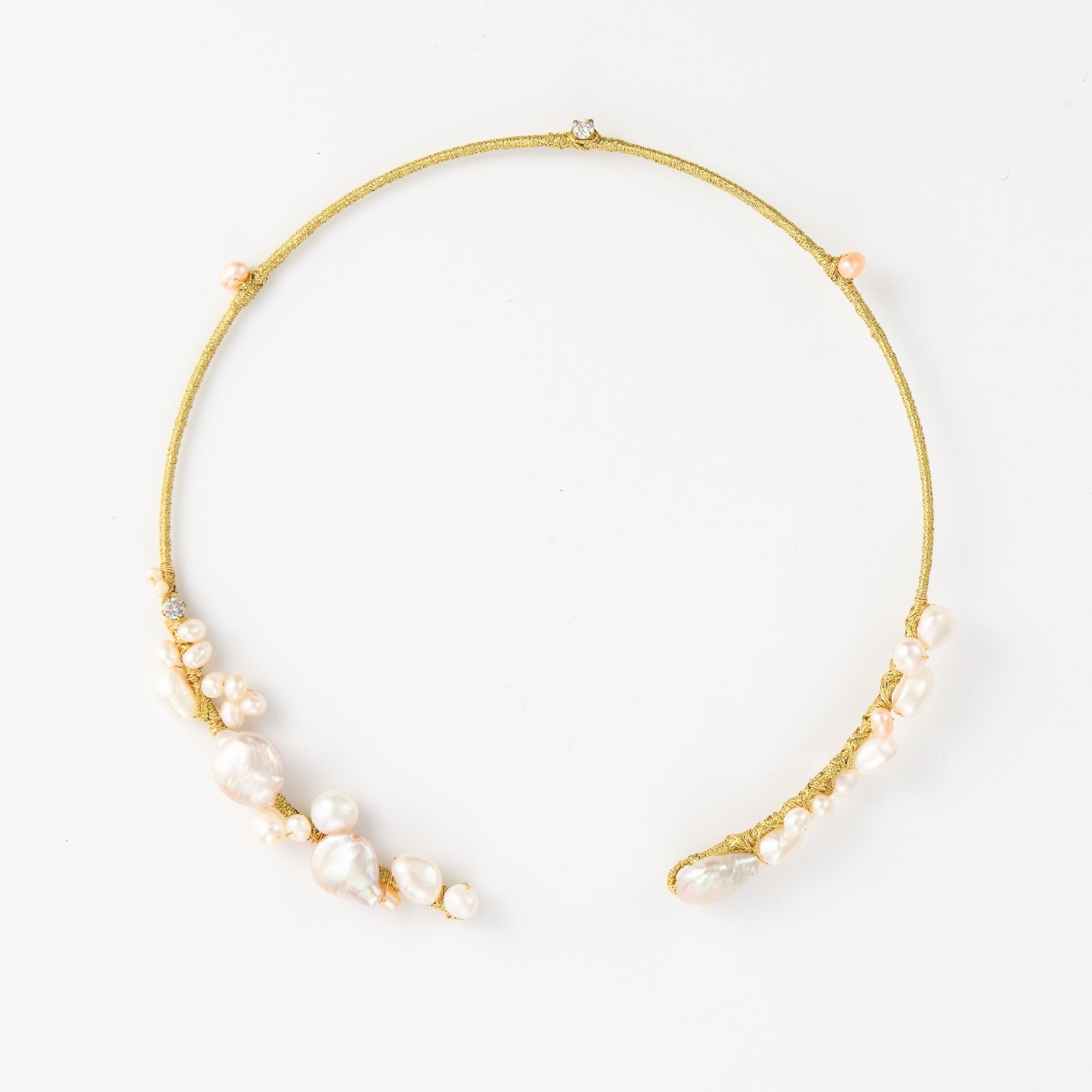 Pearl Bangle Necklace