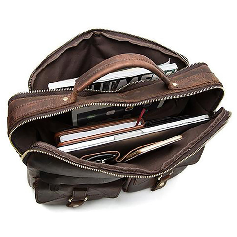The Courier - Leather Briefcase