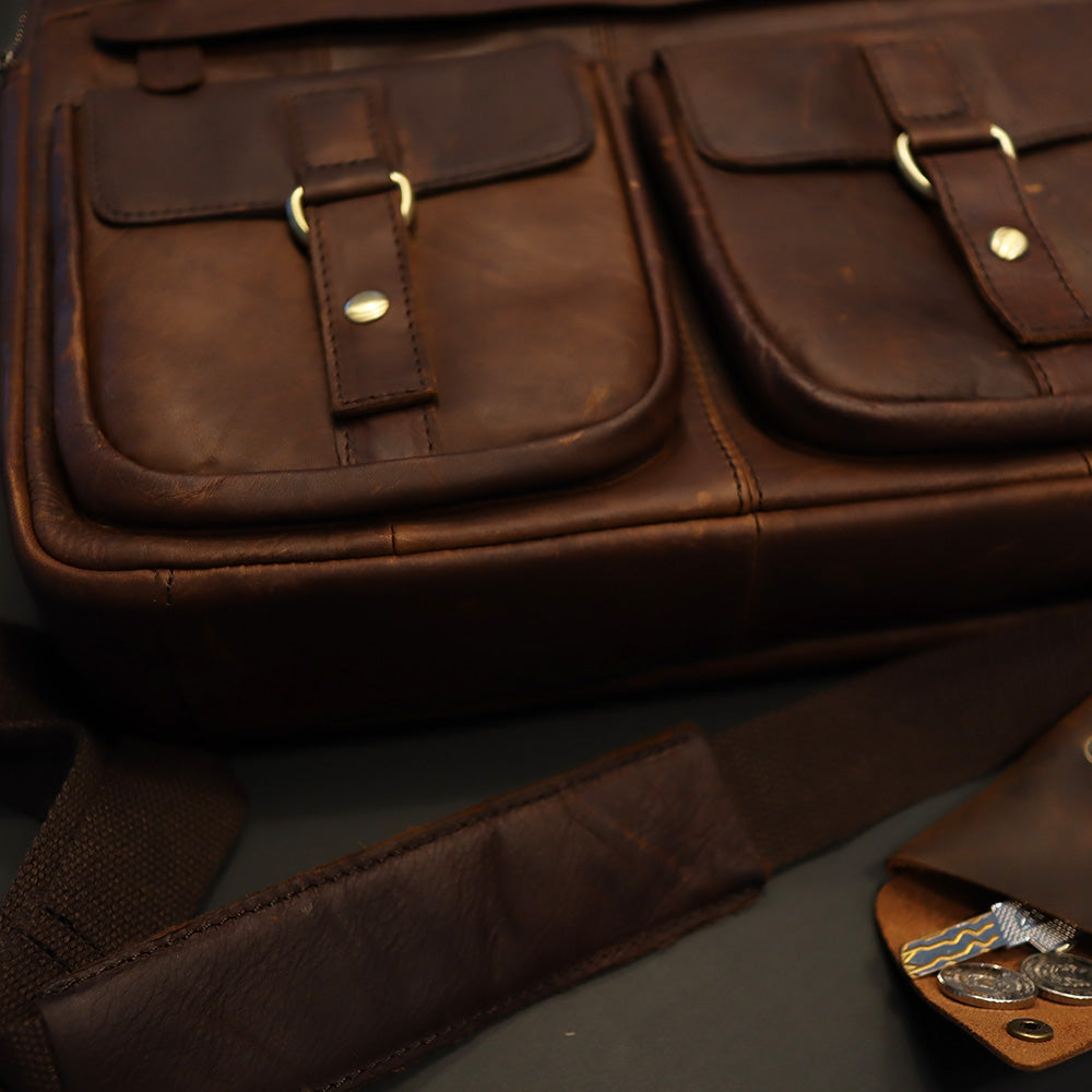 The Courier Leather Briefcase [US Only]