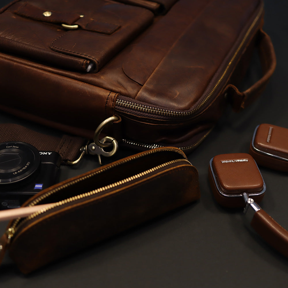 The Courier Leather Briefcase [US Only]