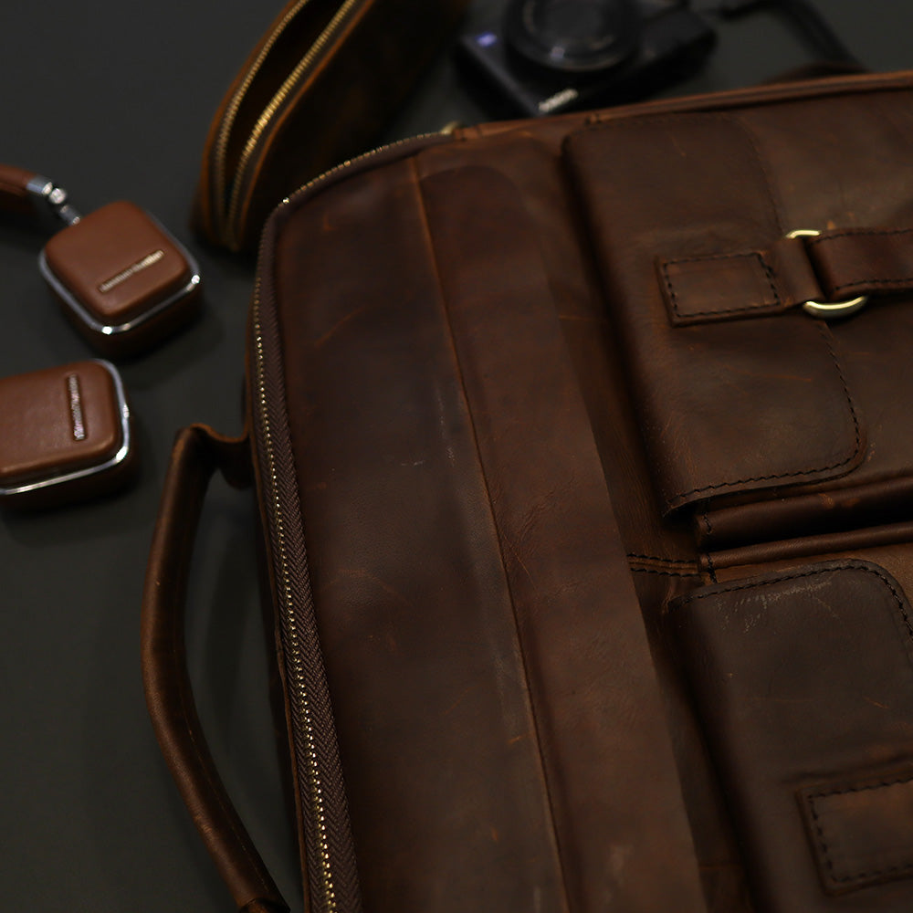 The Courier Leather Briefcase [US Only]